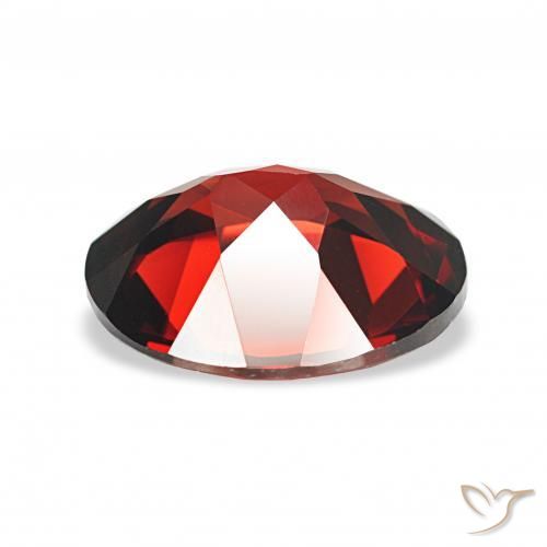 Granato Almandino Rosso scuro naturale da 3.59 ct, Ovale, VVS