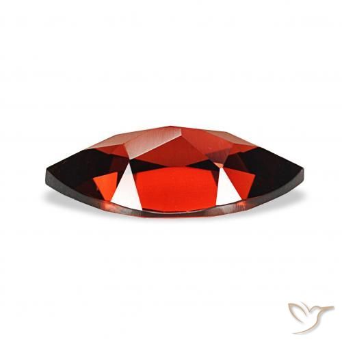 Granato Almandino Rosso scuro naturale da 2.00 ct, Taglio marquise, VVS