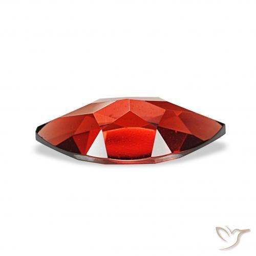 Granato Almandino Rosso scuro naturale da 2.06 ct, Taglio marquise, VVS-VS