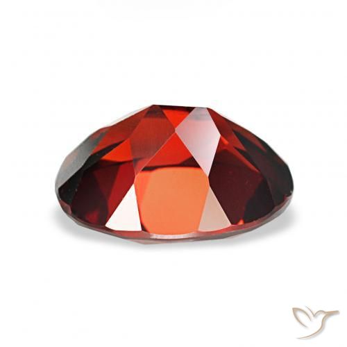 Granato Almandino Rosso scuro naturale da 2.30 ct, Ovale, VS