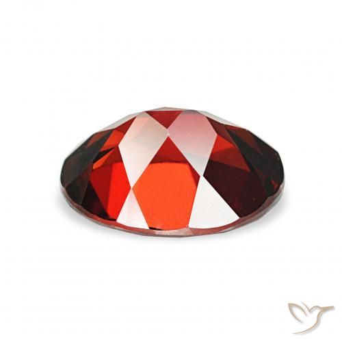 Granato Almandino Rosso Sangue Profondo naturale da 2.40 ct, Ovale, VS