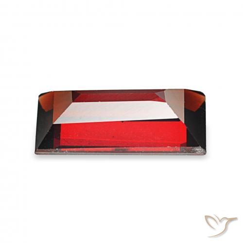 Granato Almandino Rosso scuro naturale da 1.76 ct, Taglio a baguette, VVS