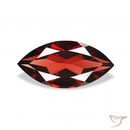 1.93ct Rosso scuro Granato Almandino, Taglio marquise, VVS