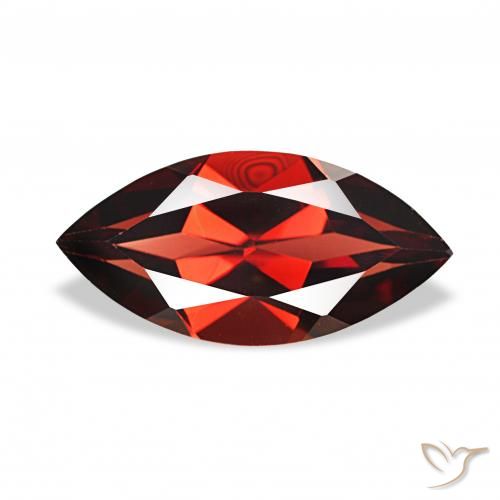 2.08ct Rosso Sangue Profondo Granato Almandino, Taglio marquise, VVS