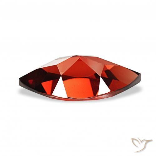 Granato Almandino Rosso Sangue Profondo naturale da 2.08 ct, Taglio marquise, VVS