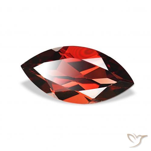 Granato Almandino Rosso Sangue Profondo naturale da 2.17 ct, Taglio marquise, VVS