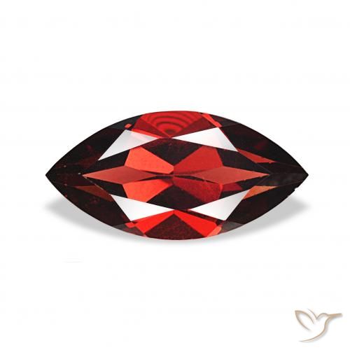 2.13ct Rosso Sangue Profondo Granato Almandino, Taglio marquise, VVS