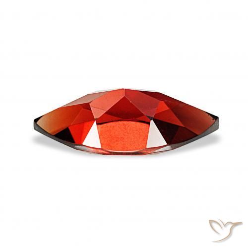 Granato Almandino Rosso Sangue Profondo naturale da 2.13 ct, Taglio marquise, VVS