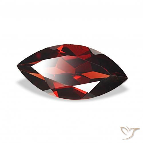 Granato Almandino Rosso scuro naturale da 2.12 ct, Taglio marquise, VVS
