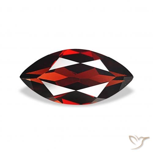 Granato Almandino Rosso scuro naturale da 1.80 ct, Taglio marquise, VVS
