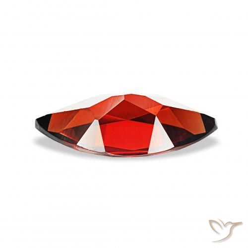Granato Almandino Rosso scuro naturale da 1.80 ct, Taglio marquise, VVS