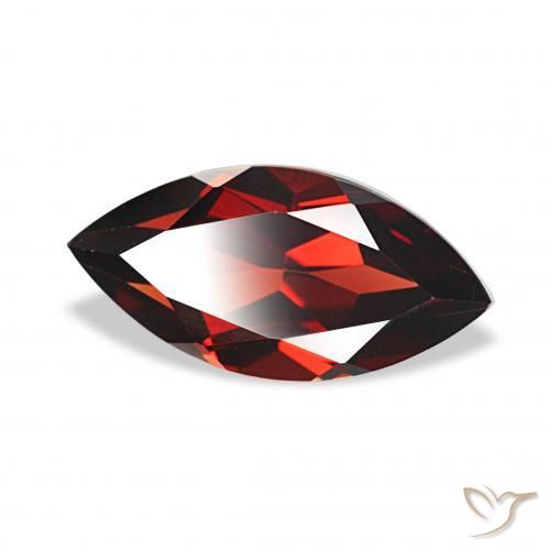 Granato Almandino Rosso scuro naturale da 2.40 ct, Taglio marquise, VVS