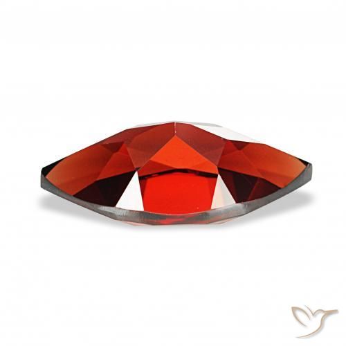 Granato Almandino Rosso scuro naturale da 2.40 ct, Taglio marquise, VVS