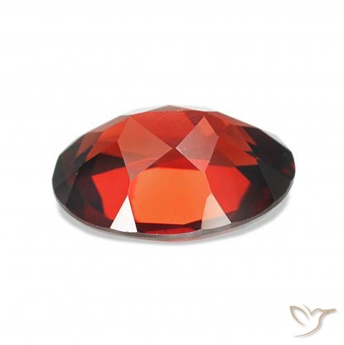 Granato Almandino Rosso scuro naturale da 2.00 ct, Ovale, VVS