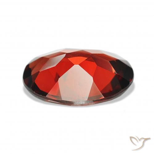 Granato Almandino Rosso scuro naturale da 1.87 ct, Ovale, VVS