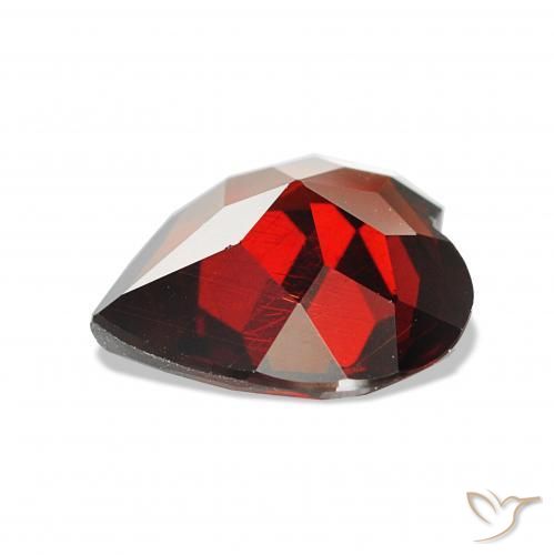 Granato Almandino Rosso scuro naturale da 1.49 ct, Cuore, VS