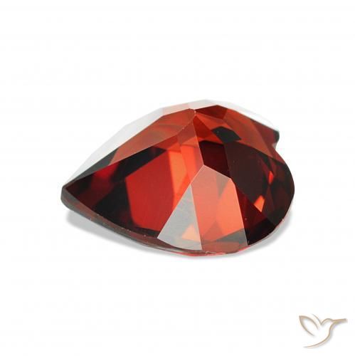 Granato Almandino Ribes Rosso naturale da 1.33 ct, Cuore, VVS