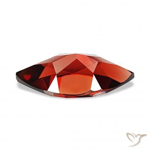 Granato Almandino Rosso scuro naturale da 2.24 ct, Taglio marquise, VVS