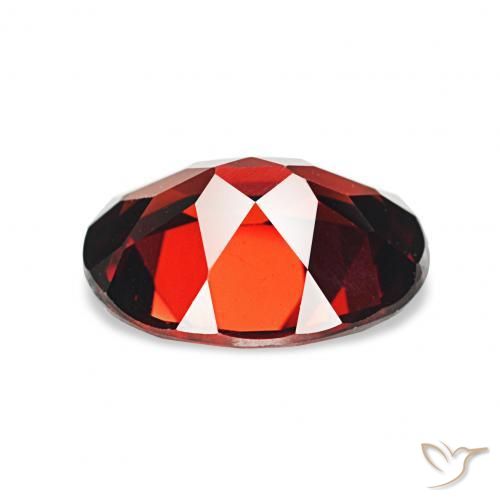 Granato Almandino Rosso scuro naturale da 1.94 ct, Ovale, VVS