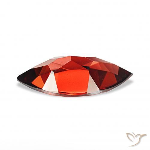 Granato Almandino Rosso scuro naturale da 1.81 ct, Taglio marquise, VVS