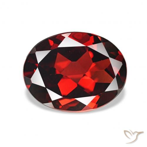 2.20ct Rosso Sangue Profondo Granato Almandino, Ovale, VVS