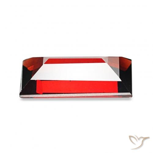 Granato Almandino Rosso scuro naturale da 1.80 ct, Taglio a baguette, VVS