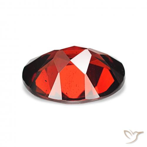 Granato Almandino Rosso scuro naturale da 2.82 ct, Ovale, VVS