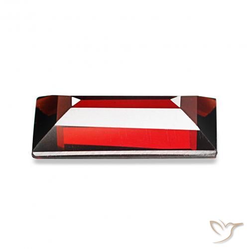 Granato Almandino Rosso scuro naturale da 1.64 ct, Taglio a baguette, VVS