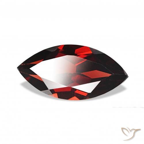 Granato Almandino Rosso scuro naturale da 2.38 ct, Taglio marquise, VVS