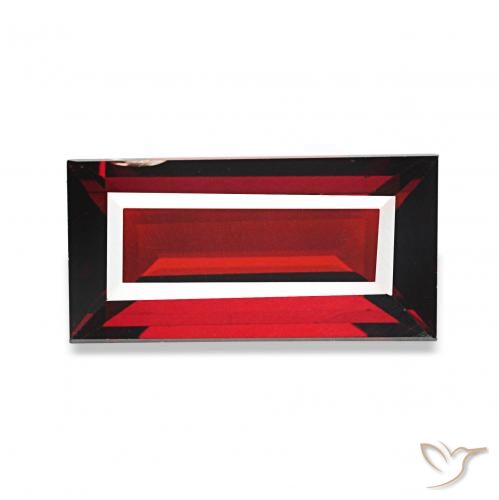 Granato Almandino Ribes Rosso naturale da 1.81 ct, Taglio a baguette, VS-SI