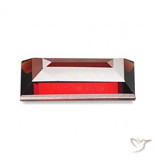 Granato Almandino Ribes Rosso naturale da 1.81 ct, Taglio a baguette, VS-SI