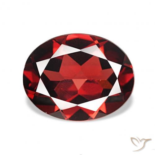 2.14ct Rosso Sangue Profondo Granato Almandino, Ovale, VVS