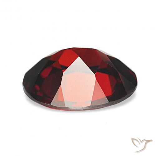 Granato Almandino Rosso scuro naturale da 2.60 ct, Ovale, VVS