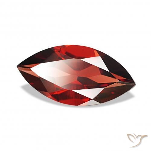 Granato Almandino Rosso medio naturale da 1.95 ct, Taglio marquise, VVS