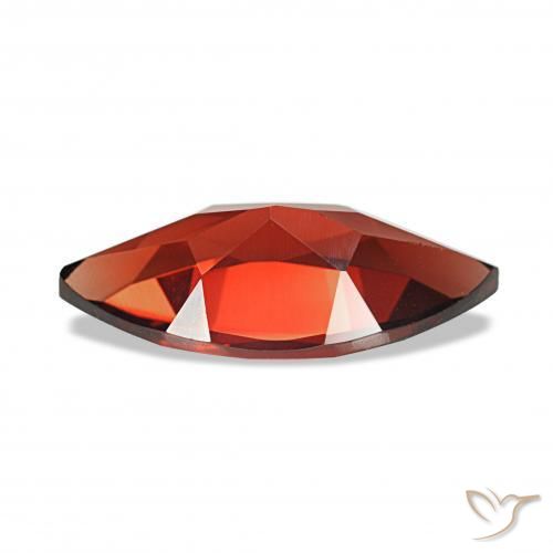 Granato Almandino Rosso medio naturale da 1.95 ct, Taglio marquise, VVS