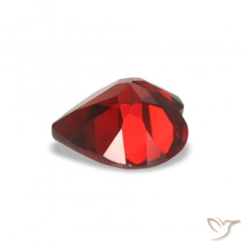 Granato Almandino Rosso scuro naturale da 1.43 ct, Cuore, VVS