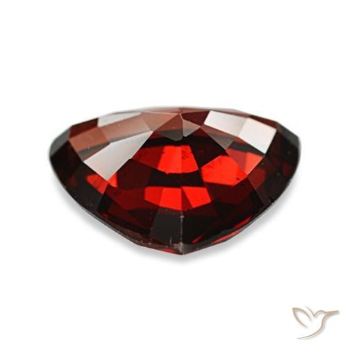 Granato almandino naturale rosso da 3,27 ct, trillion, VS
