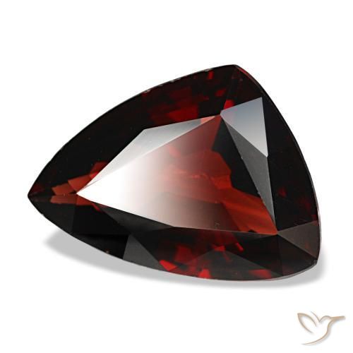 Granato almandino naturale rosso da 6,08 ct, forma fantasia, VS