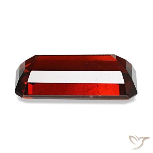 Granato almandino naturale rosso da 4,46 ct, taglio smeraldo, VS