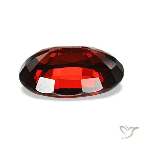 Granato almandino naturale rosso da 3,14 ct, taglio ovale, VS