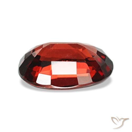 Granato almandino naturale rosso da 2,11 ct, taglio ovale, VS