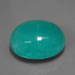 Amazzonite Verde blu naturale da 10.32 ct, Taglio ovale, Opaco