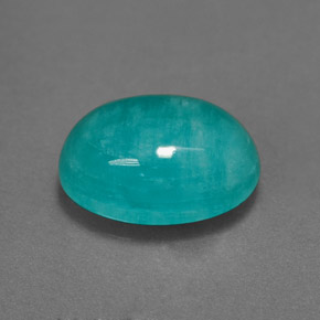 Amazzonite Verde blu naturale da 2.90 ct, Taglio ovale, Opaco