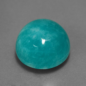 Amazzonite Verde blu naturale da 7.29 ct, Taglio rotondo, Opaco