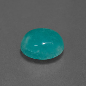 Amazzonite Verde blu naturale da 1.87 ct, Taglio ovale, Opaco