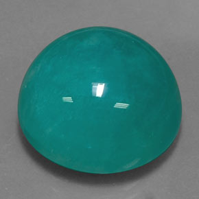 Amazzonite Verde blu naturale da 32.85 ct, Taglio rotondo, Opaco