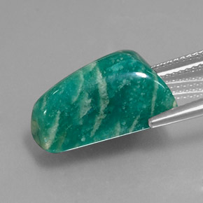 Amazzonite Verde naturale da 11.24 ct, Forma fantasia, Opaco