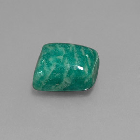 Amazzonite verde naturale da 7,35 ct, forma fantasia, opaco