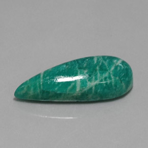 Amazzonite Verde naturale da 17.19 ct, Forma a pera, Opaco