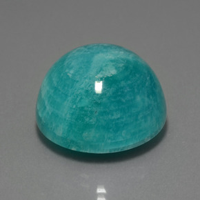 Amazzonite Verdazzurro naturale da 33.83 ct, Taglio rotondo, Opaco